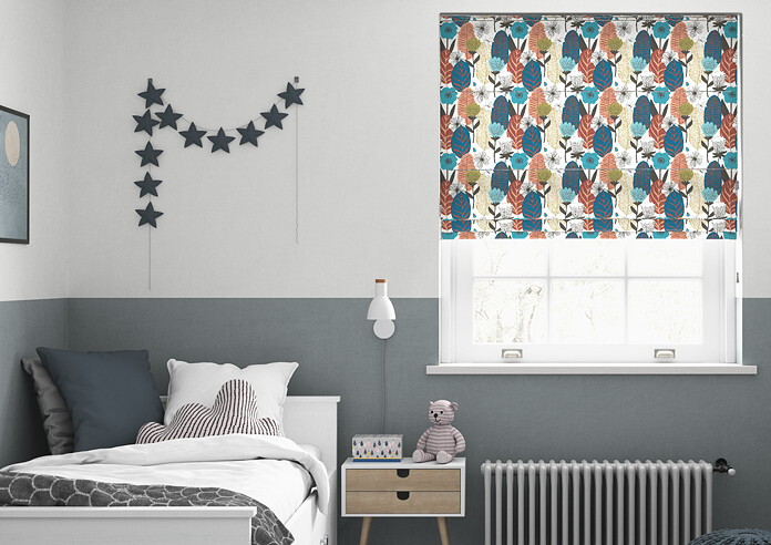 Blooma, Chocolate - Roman Blind - Image 3